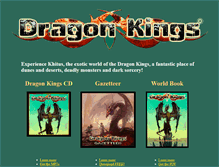Tablet Screenshot of dragonkingsproject.com